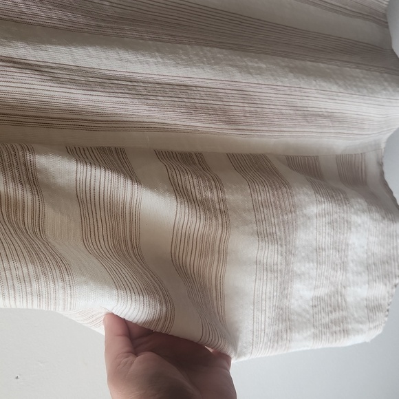 Altar'd State Cream And Tan Striped Mini Dress, Size M - Picture 5 of 8